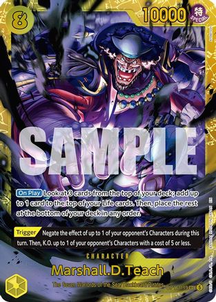 The Time of Battle  OP16-119 Marshall.D.Teach (119) (OP16-119)  - Foil - Secret Rare