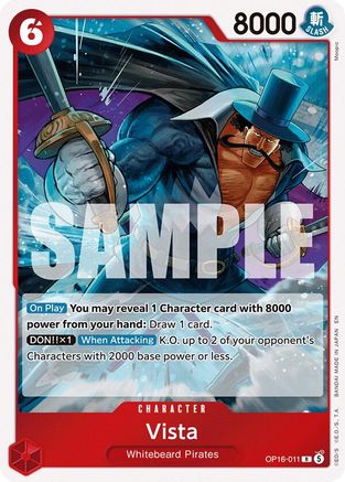 The Time of Battle  OP16-011 Vista (OP16-011)  - Foil - Rare