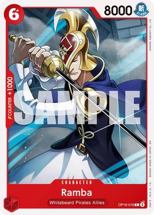 The Time of Battle  OP16-016 Ramba (OP16-016)  - Common