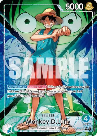 The Time of Battle  OP16-022 Monkey.D.Luffy (022) (Alternate Art) (OP16-022)  - Foil - Leader