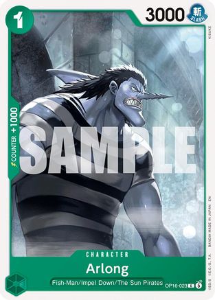 The Time of Battle  OP16-023 Arlong (OP16-023)  - Common