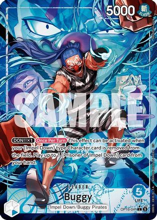 The Time of Battle  OP16-041 Buggy (041) (Alternate Art) (OP16-041)  - Foil - Leader