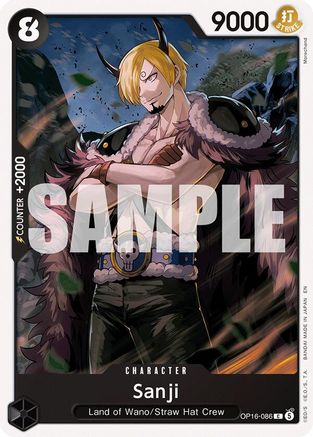 The Time of Battle  OP16-086 Sanji (OP16-086)  - Common