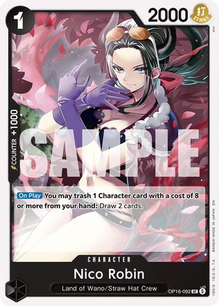 The Time of Battle  OP16-092 Nico Robin (OP16-092)  - Uncommon