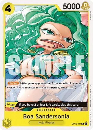 The Time of Battle  OP16-111 Boa Sandersonia (OP16-111)  - Common