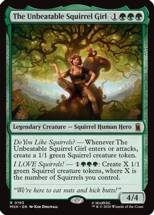 Marvel Super Heroes - (MSH-193) - The Unbeatable Squirrel Girl Foil