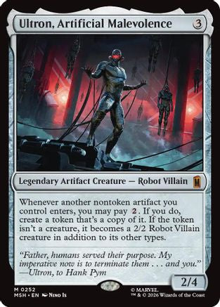 Marvel Super Heroes - (MSH-252) - Ultron, Artificial Malevolence