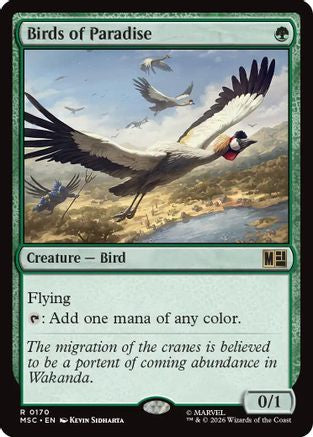 Commander: Marvel Super Heroes - (MSC-170) - Birds of Paradise