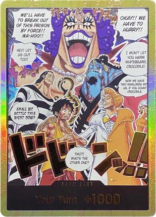 The Time of Battle  DON!! Card (Alternate Art) (Gold)  - Foil - DON!!