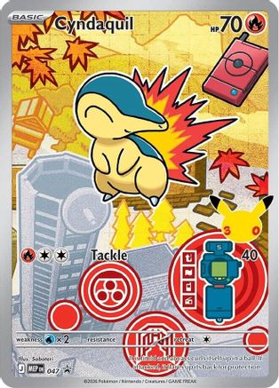 ME Mega Evolution Promo  047 Cyndaquil  - Holofoil - Promo