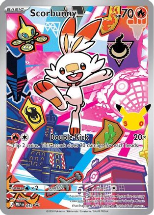 ME Mega Evolution Promo  052 Grookey - 053 Scorbunny - 054 Sobble - Holofoil - Promo (BUNDLE)
