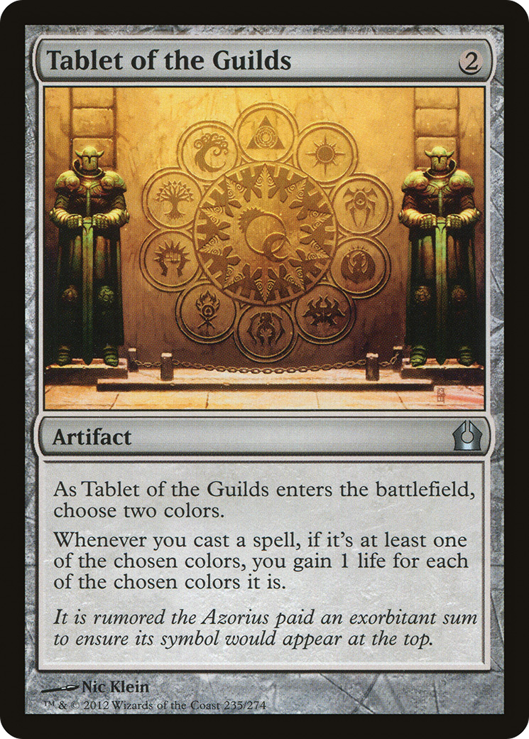 Return to Ravnica - (RTR-235) - Tablet of the Guilds