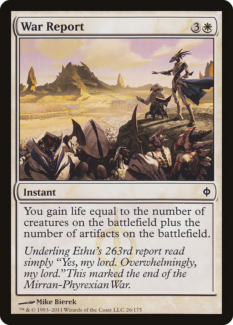 New Phyrexia - (NPH-026) - War Report Foil