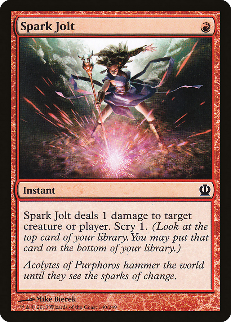 Theros - (THS-140) - Spark Jolt Foil