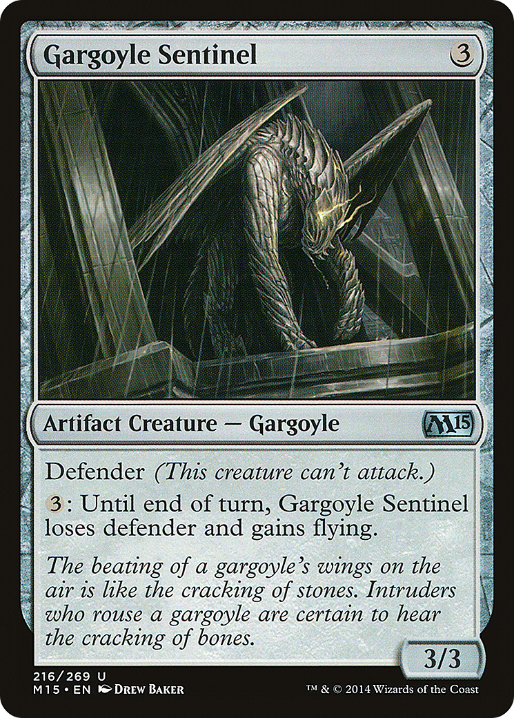 Magic 2015 - (M15-216) - Gargoyle Sentinel