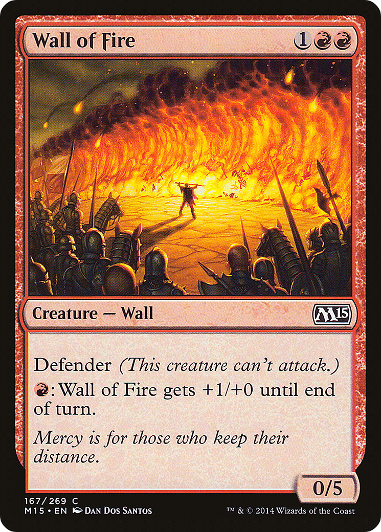 Magic 2015 - (M15-167) - Wall of Fire