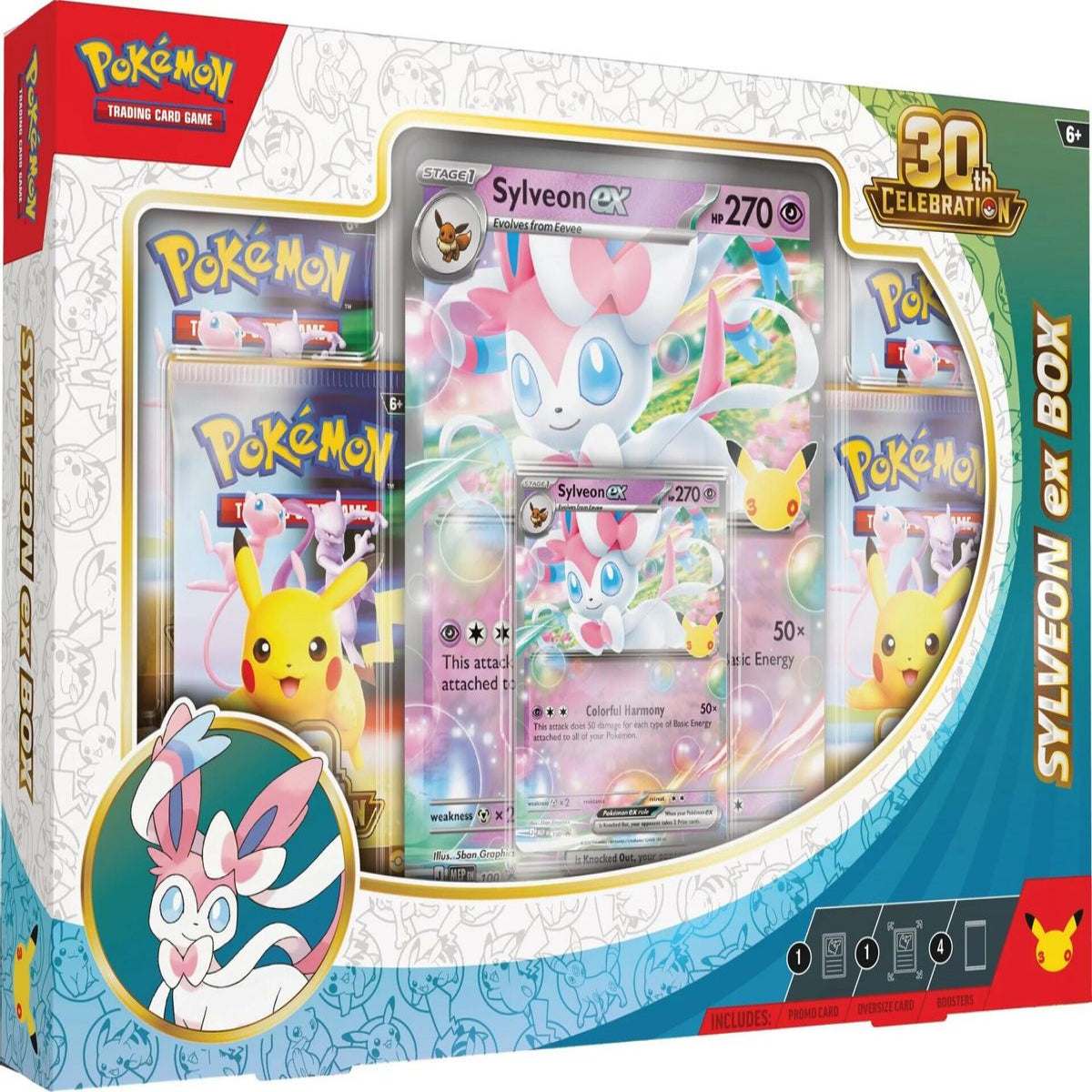 Pokemon TCG - 30th Celebrations - Sylveon ex Box (PREORDER)