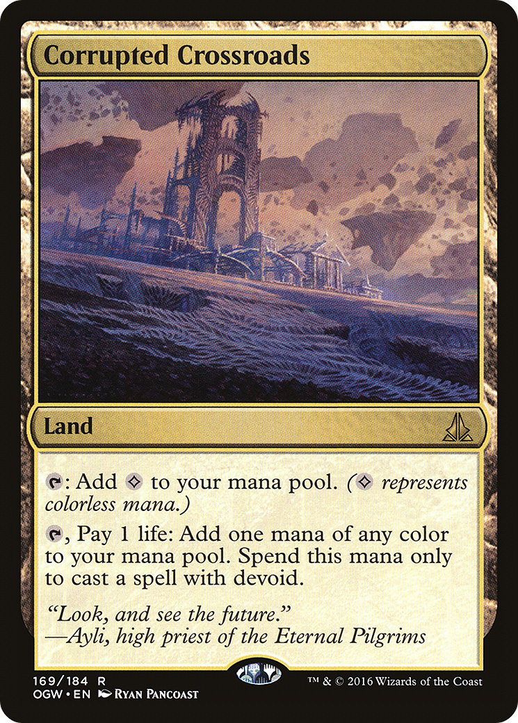 Oath of the Gatewatch - (OGW-169) - Corrupted Crossroads Foil