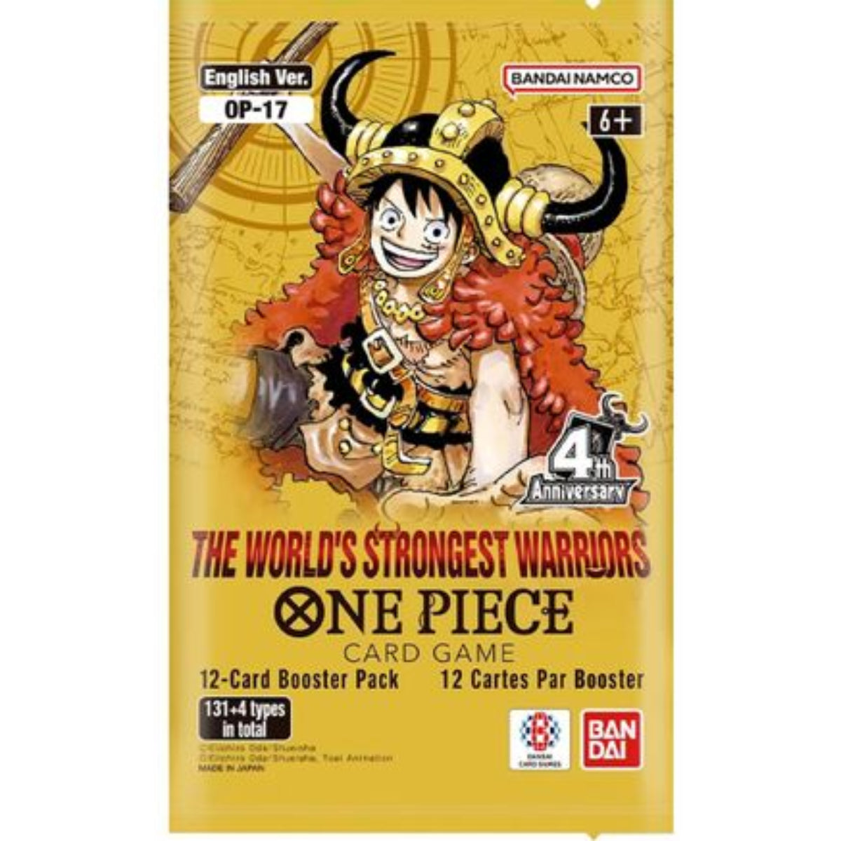 One Piece TCG - OP17 - The World's Strongest Warriors - Loose Booster Pack