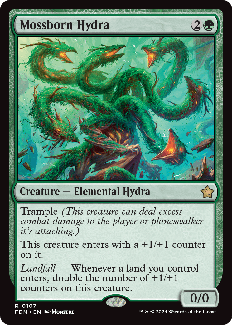 Foundations - (FDN-107) - Mossborn Hydra Foil