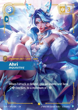 Vendetta (SP3/006): Ahri - Inquisitive - Foil