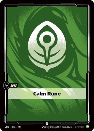 Vendetta (R02): Calm Rune -