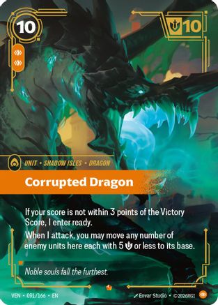 Vendetta (091/166): Corrupted Dragon - Foil