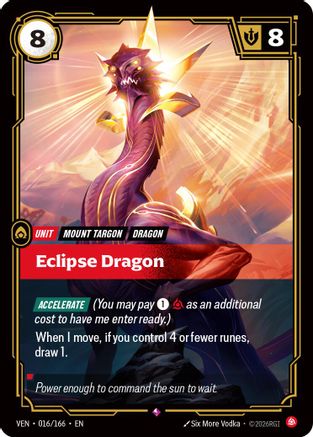 Vendetta (016/166): Eclipse Dragon - Foil