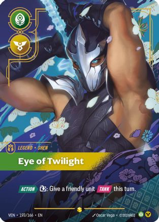 Vendetta (193/166): Shen - Eye of Twilight (Overnumbered) - Foil