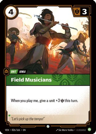 Vendetta (026/166): Field Musicians -