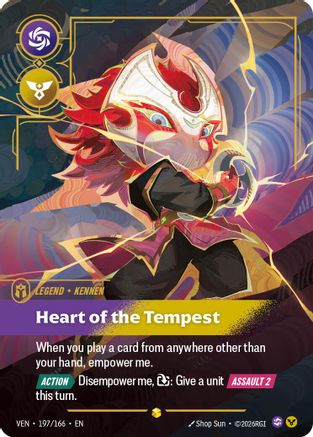 Vendetta (197/166): Kennen - Heart of the Tempest (Overnumbered) - Foil
