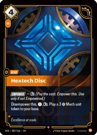 Vendetta (087/166): Hextech Disc - Foil