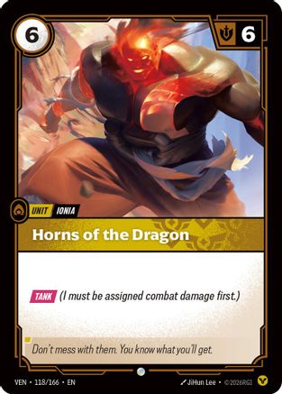 Vendetta (118/166): Horns of the Dragon - Foil