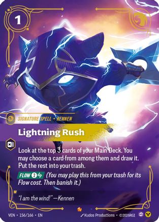 Vendetta (156/166): Lightning Rush - Foil