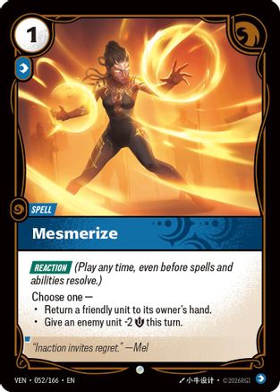 Vendetta (052/166): Mesmerize -