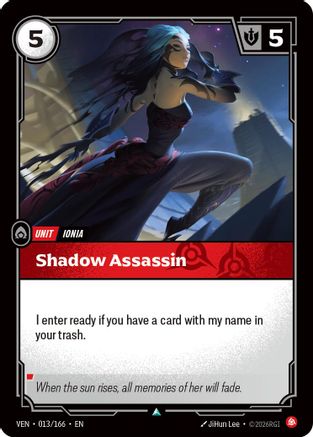 Vendetta (013/166): Shadow Assassin -