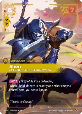 Vendetta (138/166): Shen - Leader of the Kinkou Order - Foil