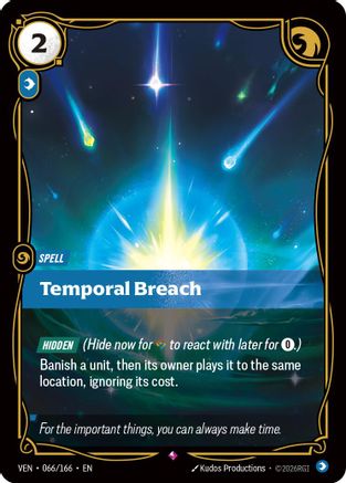 Vendetta (066/166): Temporal Breach - Foil