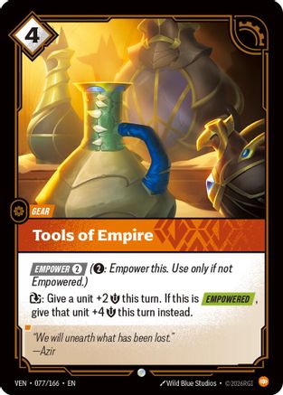 Vendetta (077/166): Tools of Empire -