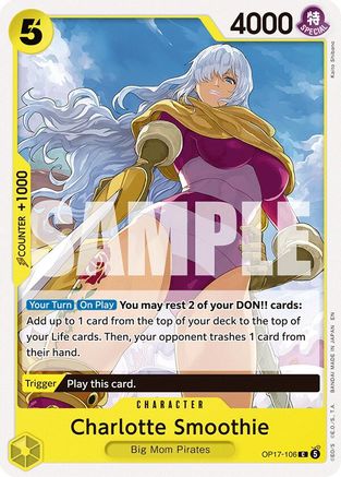 The Worlds Strongest Warriors  OP17-106 Charlotte Smoothie (OP17-106)  - Common
