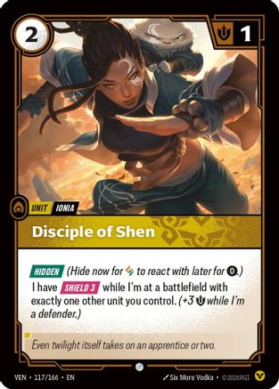Vendetta (117/166): Disciple of Shen -