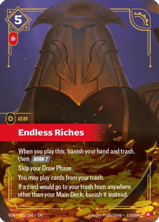 Vendetta (022/166): Endless Riches - Foil