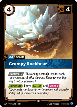 Vendetta (050/166): Grumpy Rockbear -