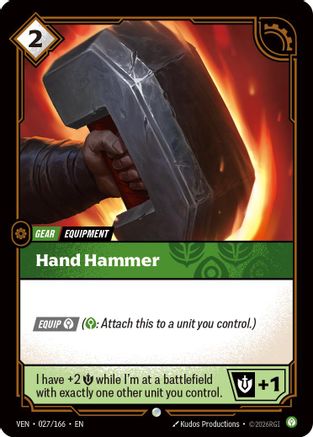 Vendetta (027/166): Hand Hammer - Foil