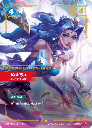Vendetta (SP1/006): Kai'Sa - Survivor - Foil