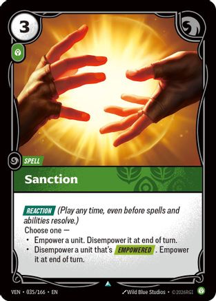 Vendetta (035/166): Sanction -