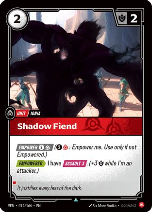 Vendetta (014/166): Shadow Fiend -