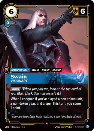 Vendetta (065/166): Swain - Visionary - Foil
