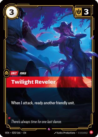 Vendetta (020/166): Twilight Reveler - Foil