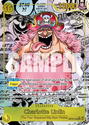 The Worlds Strongest Warriors  OP17-112 Charlotte Linlin (112) (Manga) (OP17-112)  - Foil - Super Rare